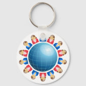 Schlüsselanhänger von Geschäftsleuten und Frauen (Rückseite)