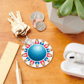 Schlüsselanhänger von Geschäftsleuten und Frauen