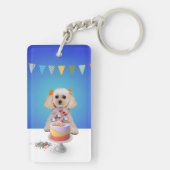 Schlüsselanhänger von Kuchen und Jungtieren (Rückseite)