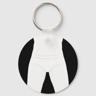 Schlüsselanhänger von Mann in Unterwäsche