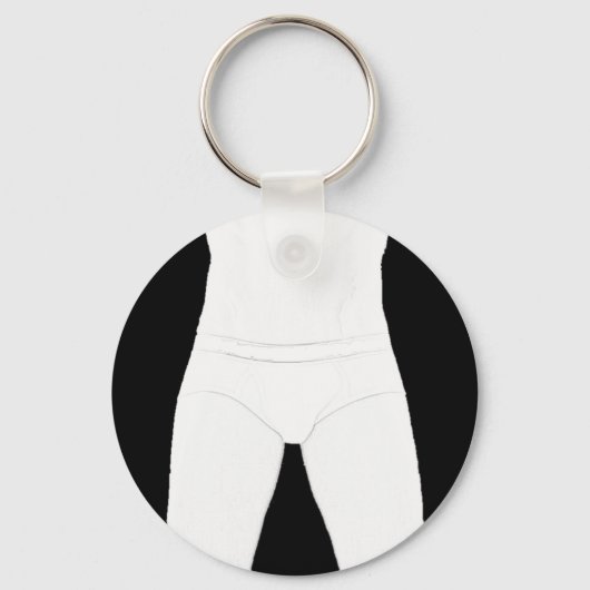 Schlüsselanhänger von Mann in Unterwäsche (Vorderseite)