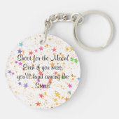 Schlüsselanhänger von Sonne, Mond und Sternen (Rückseite)