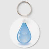 Schlüsselanhänger Wassertropfen (Vorderseite)