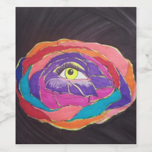 Schlüsselanhänger Weinetikett (Einzelnes Label)