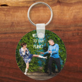 Schlüsselanhänger - Willkommen auf unserem Planete (Vorderseite)