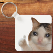 Schlüsselanhänger wirft Ok Cat Meme auf (Vorderseite)