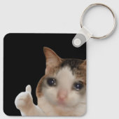 Schlüsselanhänger wirft Ok Cat Meme auf (Rückseite)