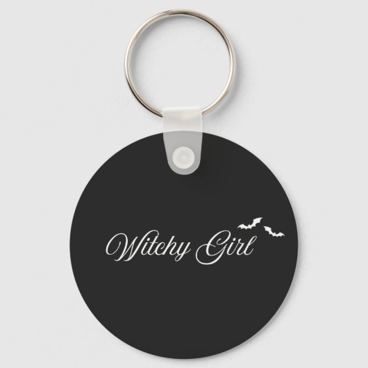Schlüsselanhänger „Witchy Girl“ (Vorderseite)