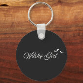 Schlüsselanhänger „Witchy Girl“ (Vorderseite)