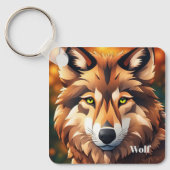 Schlüsselanhänger Wolf  (Vorderseite)