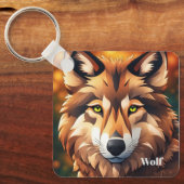 Schlüsselanhänger Wolf  (Vorderseite)