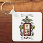 Schlüsselanhänger Yang Nachname und Schild (Vorderseite)