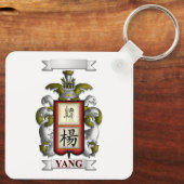 Schlüsselanhänger Yang Nachname und Schild (Rückseite)