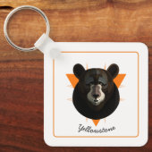 Schlüsselanhänger-Yellowstone-Bär Schlüsselanhänger (Vorderseite)