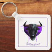 Schlüsselanhänger-Yellowstone Buffalo Schlüsselanhänger (Vorderseite)
