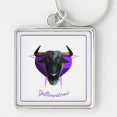 Schlüsselanhänger-Yellowstone Buffalo Schlüsselanhänger (Vorne)