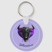Schlüsselanhänger-Yellowstone Buffalo Schlüsselanhänger (Vorderseite)