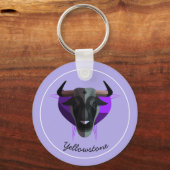 Schlüsselanhänger-Yellowstone Buffalo Schlüsselanhänger (Vorderseite)