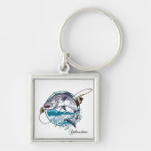 Schlüsselanhänger-Yellowstone-Fischerei Schlüsselanhänger (Vorne)