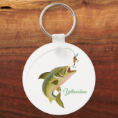 Schlüsselanhänger-Yellowstone-Fischerei Schlüsselanhänger (Vorderseite)