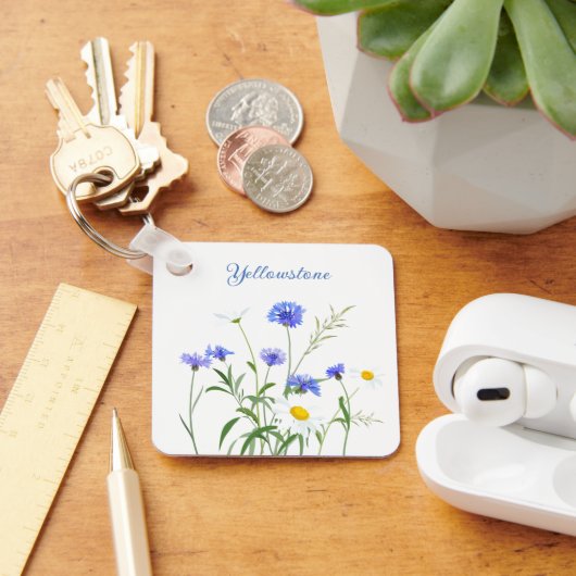 Schlüsselanhänger-Yellowstone-Wildblumen Schlüsselanhänger (Schreibtisch)