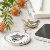 Schlüsselanhänger-Yellowstone-Wolf Schlüsselanhänger (Seite)