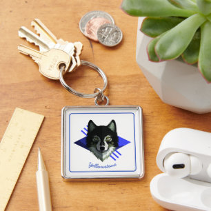 Schlüsselanhänger-Yellowstone-Wolf Schlüsselanhänger