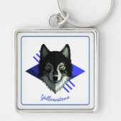 Schlüsselanhänger-Yellowstone-Wolf Schlüsselanhänger (Vorne)