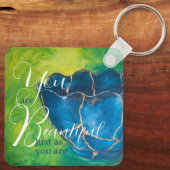 Schlüsselanhänger "Zerbrochen in Beauty" (Rückseite)