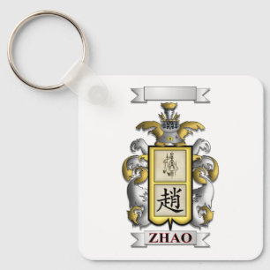 Schlüsselanhänger Zhao Nachname und Schild