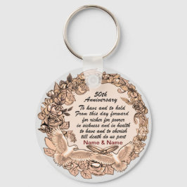 Schlüsselanhänger zum 50. Hochzeitstag