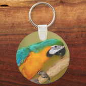 Schlüsselanhänger zum Anmalen von Blaugoldfarben-P (Vorderseite)