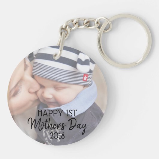 Schlüsselanhänger zum ersten Muttertag (Rückseite)