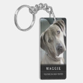 Schlüsselanhänger zur Erinnerung an Haustiere - Ge (Vorderseite links)