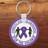 Schlüsselanhänger zur häuslichen Gewalt stoppen (Vorderseite)