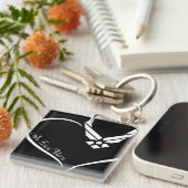 Schlüsselanhänger zur Mama von Luftstreitkräften (Vorderseite rechts)