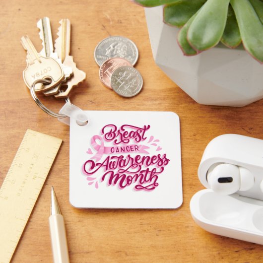 Schlüsselanhänger zur Sensibilisierung für Brustkr (Schreibtisch)