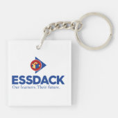 Schlüsselanhängerlehrerzitat Schlüsselanhänger (Rückseite)