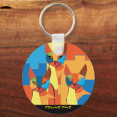 Schlüsselanhängers Feline Fine Schlüsselanhänger (Vorderseite)