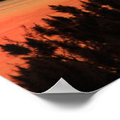 Schlüsselbrücke durch das Marsh Sunset Poster (Ecke)