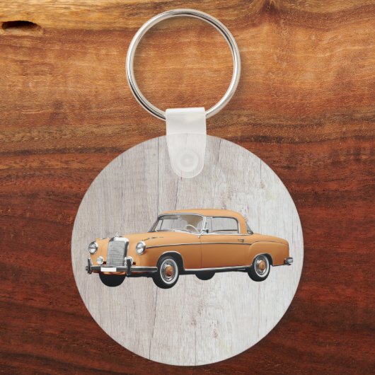 schlüsselbund altertümlicher Wagen Mercedes Schlüsselanhänger (Vorderseite)