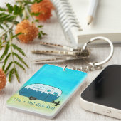 SCHLÜSSELchain | Vintager Camper | personifizieren Schlüsselanhänger (Vorderseite rechts)