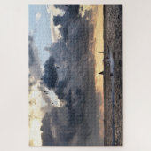 Schlüsselfischen im Westen bei Sonnenuntergang Puzzle (Vertikal)