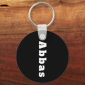 Schlüsselger mit Namen Abbas Schlüsselanhänger (Vorderseite)