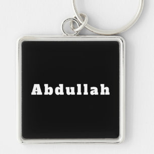 Schlüsselger mit Namen Abdullah Schlüsselanhänger