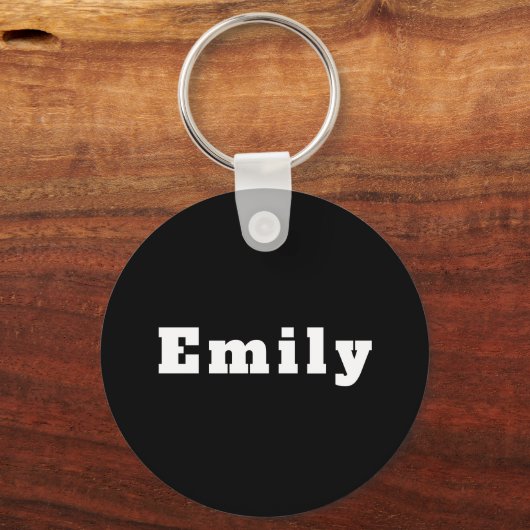 Schlüsselger mit Namen Emily Schlüsselanhänger (Vorderseite)