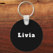 Schlüsselger mit Namen Livia Schlüsselanhänger (Vorderseite)