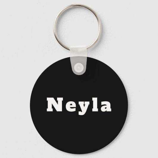 Schlüsselger mit Namen Neyla Schlüsselanhänger (Vorderseite)