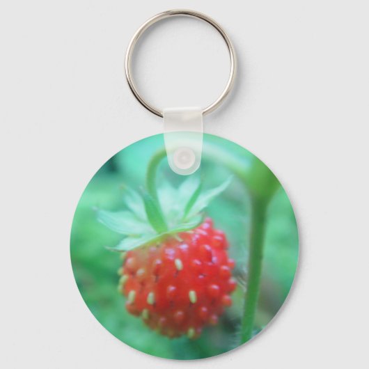 Schlüsselger Walderdbeere Schlüsselanhänger (Vorderseite)