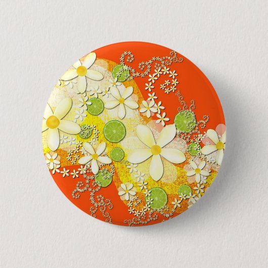 Schlüsselkalk-Girlande-Button Button (Vorderseite)